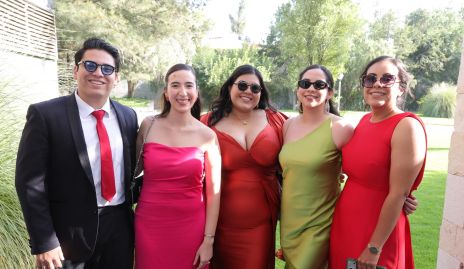  Cesar Coronado, Samantha Garza, Frida Alvarado, Érica Wilshes y Ale Hernández.