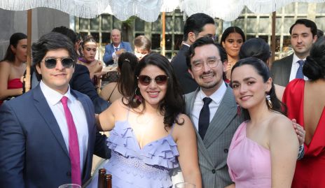  Ricardo Velázquez, Andrea Shugert, Abraham Guerrero y Ana Paty Garza.