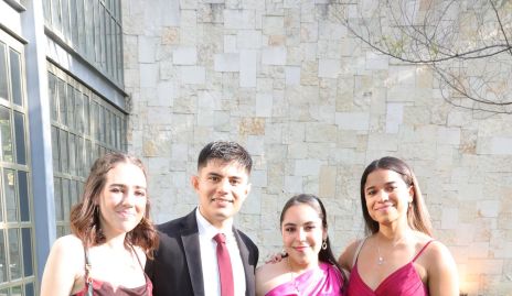  Miranda González, Brian Castillo, Georgina Márquez y Liz Pérez.