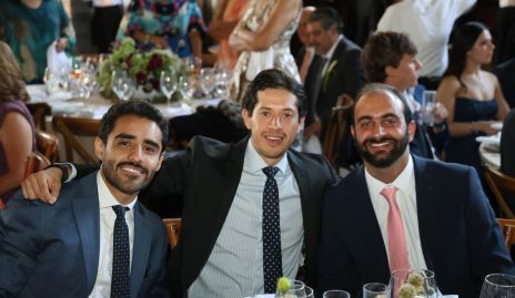 George Esmorusar, Carlos Aguilera y Luis David.