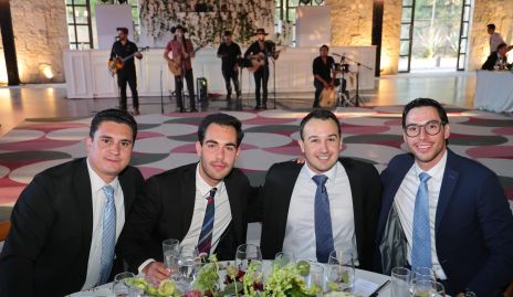  Marcos Valenzuela, Juan Pablo Ascanio, Alejandro Elizondo y Poncho Rojas.