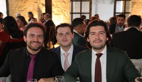  Marín Moscoso, Carlos García y Gerardo Bocard.