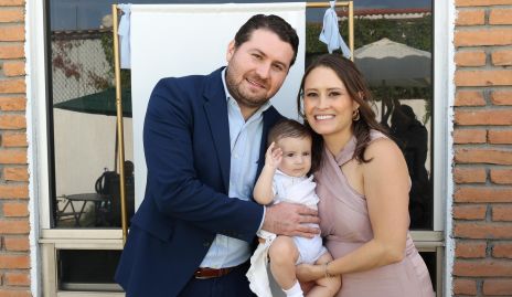  Miguel Castro y Fátima Castro con Mauricio.