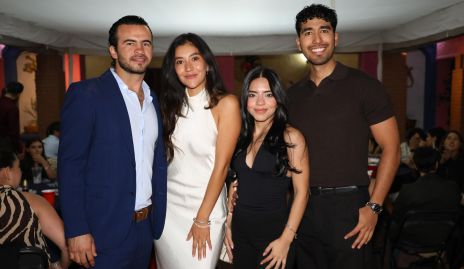  Arturo Aranda, Mariana Almendárez, Joselyn Medrano y Adán Acosta.