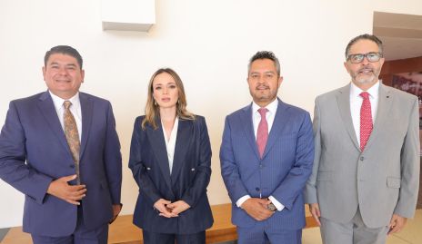  José Gerardo Navarro, Valeria García, José Antonio Aguilar y David Castro.