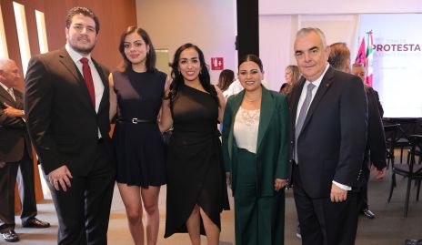  Luis Daniel Esquivel, Sara Rosales, Cristina Beltrán, Diana Romo y Tirso de la Torre.
