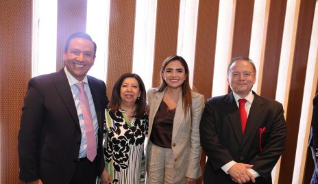  Guadalupe Torres, María Manuela García, Xitlali Sánchez y Juan Carlos Barrón.