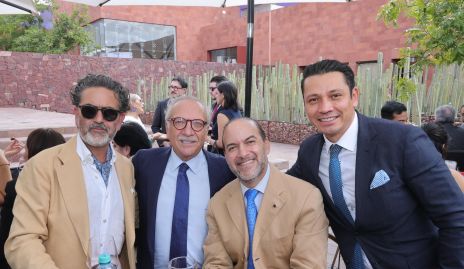  Caco Peláez, Eduardo Tapia, José Luis Nazar y Jaime Ferrer.