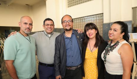  Osiris Uluaga, Arturo Toca, Iván Arredondo, Mariana Sánchez y Karina Cardozo.