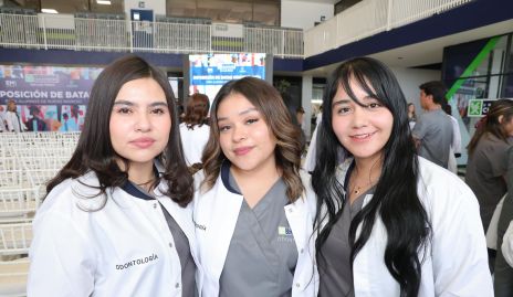  Joselyn Limón, Sofía Zúñiga y Esmeralda Medrano.