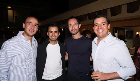  Alejandro Villalobos, Mario del Valle, Santiago Gutiérrez y Marcelo Pérez.