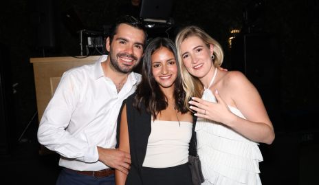  Rodrigo Pérez, Valeria del Valle y Macarena Anaya.