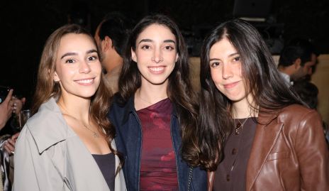  Maricarmen Del Valle, Paula Pérez y Paola Dávila.