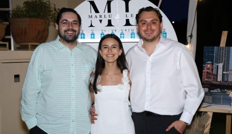  Pablo Madrid, Marlú Estrada y Leonardo Gordoa.