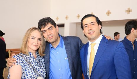  Claudia Carpizo, Luis y Gabriel Torres.