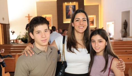  Bruno Bricio, Patricia Alvarado e Isabela Bricio.