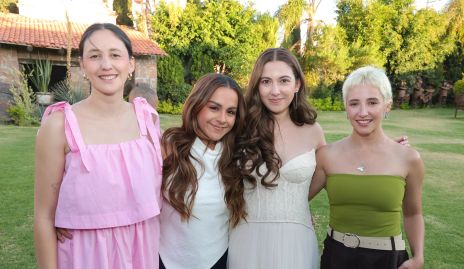  Alina Chessal, Laura Ortiz, Daniela Jaimes y Marijó Gallegos.