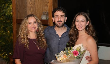  Gabriela Serment, Alejandro del Pozo y Daniela Jaimes.