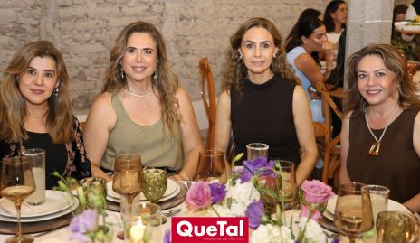  Gaby Flores, Pili Díaz de León, Olga Suárez y Marcela Navarro.