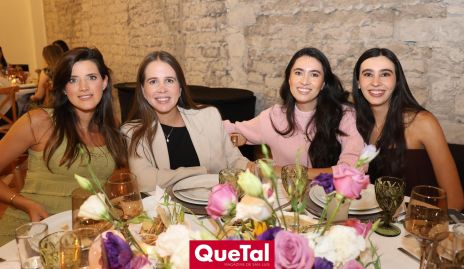  Fabiola Hernández, Montse Anaya, Mariana Villaseñor y Victoria Villaseñor.