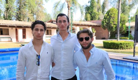  Miguel Guerra, Ricardo Trujillo y Diego Carreras.