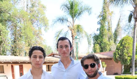  Miguel Guerra, Ricardo Trujillo y Diego Carreras.
