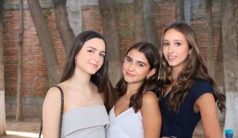  Emilia Galán, Roberta Castanedo y Silvana Estrada.