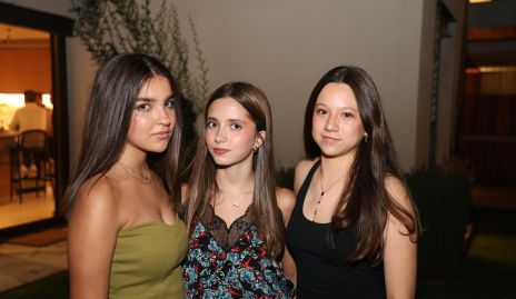  Paulina Garduño, Andrea Romero y Samantha.