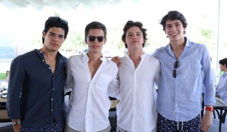  Marcelo Lozano, Santiago Lozano, Mau Lozano y Luis Abella.
