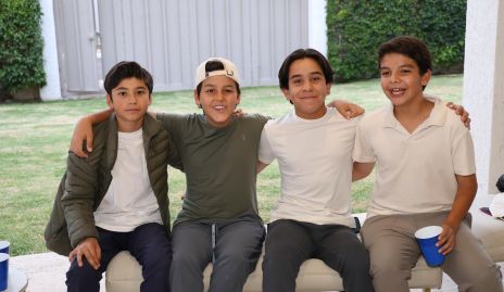  Marcelo Borja, Mauricio Valdés, Alonso García y Patricio Gutiérrez.