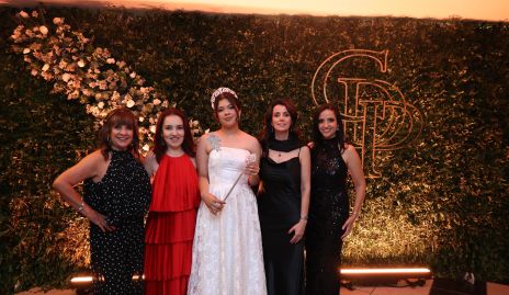  Martha García, Blanca Sáenz, Isabela López Zavala, Pita Padilla y Maritza Villalba.