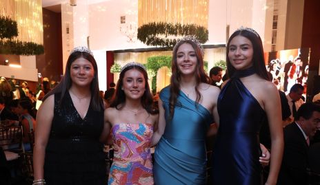  Michelle López, María Inés Viramontes Fernández, Mónica Chevaile y Mariana Villegas.