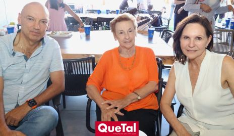  Carlos González, Yuya Martí y Cecilia Jiménez.