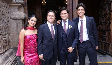   Ana Lucía Mier, Sebastián Mier, Mauricio Mier y Marcelo Mier.