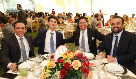 Oscar Rosas, Oscar Reynoso, Carlos Cuadra y Eduardo Moreno.