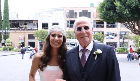  Marijó Rojas con su papá Fernando Rojas.