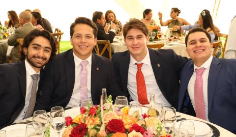  Gabriel Roqueñi, Pato González, Daniel Dávalos y Diego Orozco.