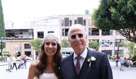 Marijó Rojas con su papá Fernando Rojas.