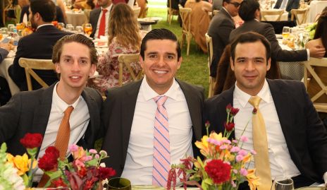  Chacho González, Marcelo Pérez y Gustavo Gutiérrez.