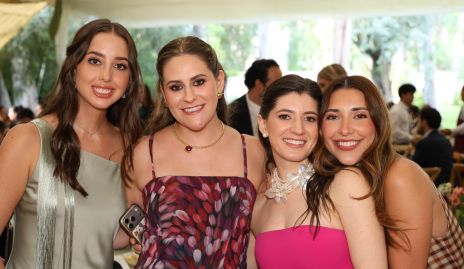  Sofía Villanueva, Alejandra Román, Mariana Cervera y Nuria Minondo.