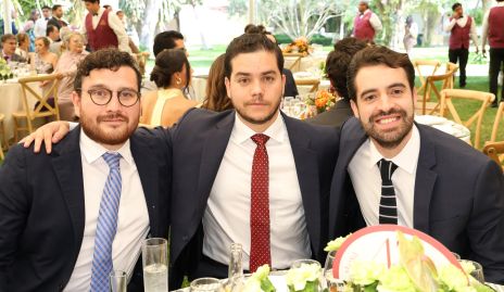  Ramiro Rodríguez, Alejandro Fernández y Alberto Villascar.