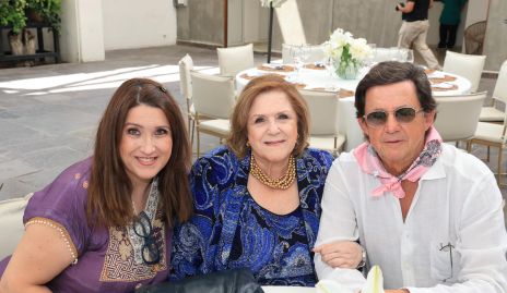  Marie Díaz Infante, María Estela Ocejo y Chato López.