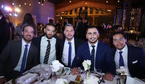  Andrés y Enrique Anaya, Juan Carlos Magdaleno, Yosu Curiel y David Galván.