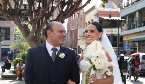  Oscar González con su hija Bárbara.