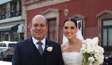  Oscar González con su hija Bárbara.