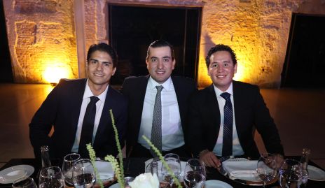  Erwin Uribe, Hernán Ortiz y Aldo Partida.