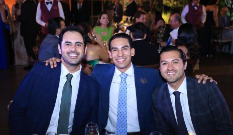  Jorge Chevaile, Jaime Rosales y Ricardo Azuara.