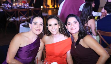  María Meade, Lucila Andrade y Marce Duque.
