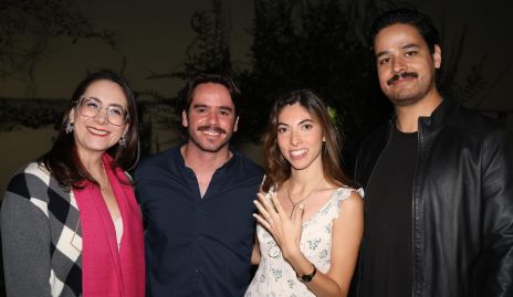  Ana Rojas, Eduardo Álvarez, Ana Karen Torres y Ernesto Toulet.