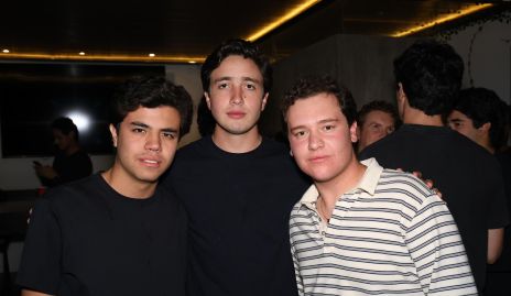  Juan Manuel Gómez, Luis Rico y Andrés Cambeses.